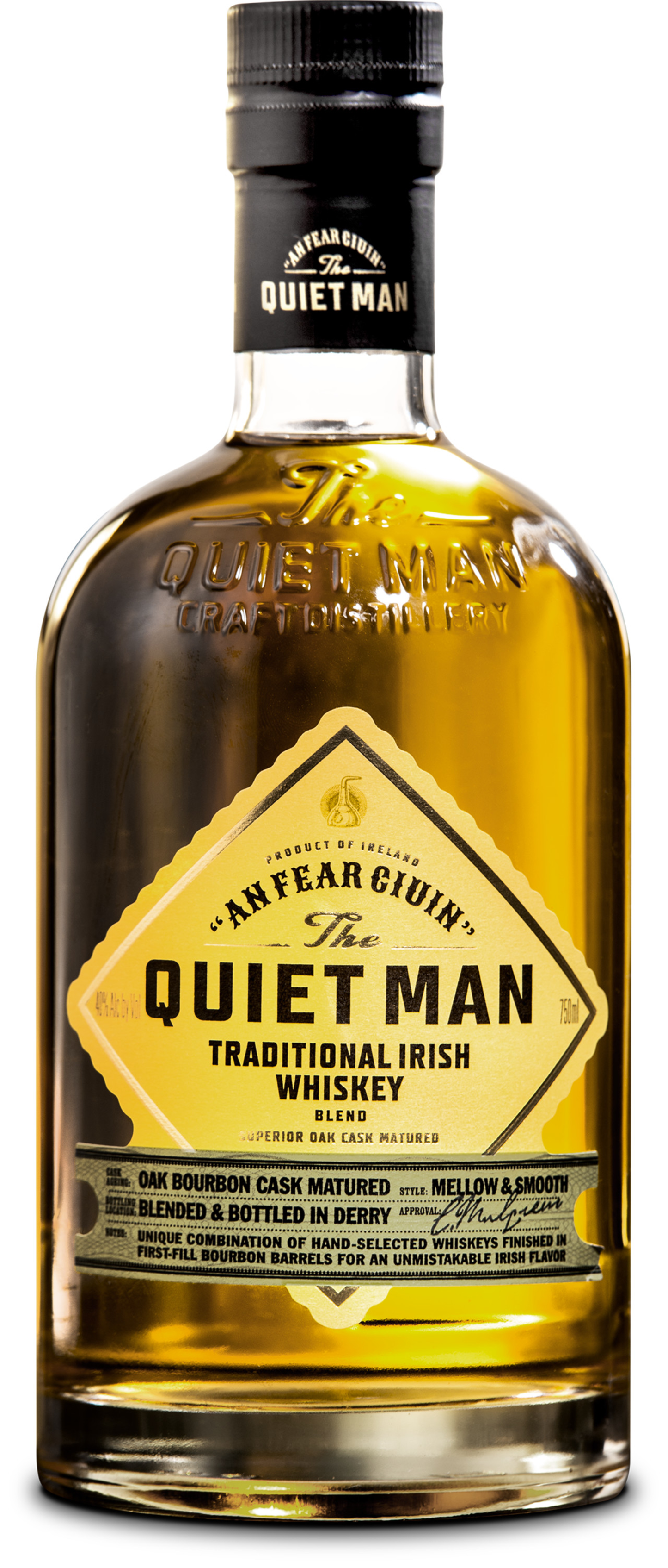 THE QUIET MAN TRADITIONAL IRISH WHISKEY 750ML