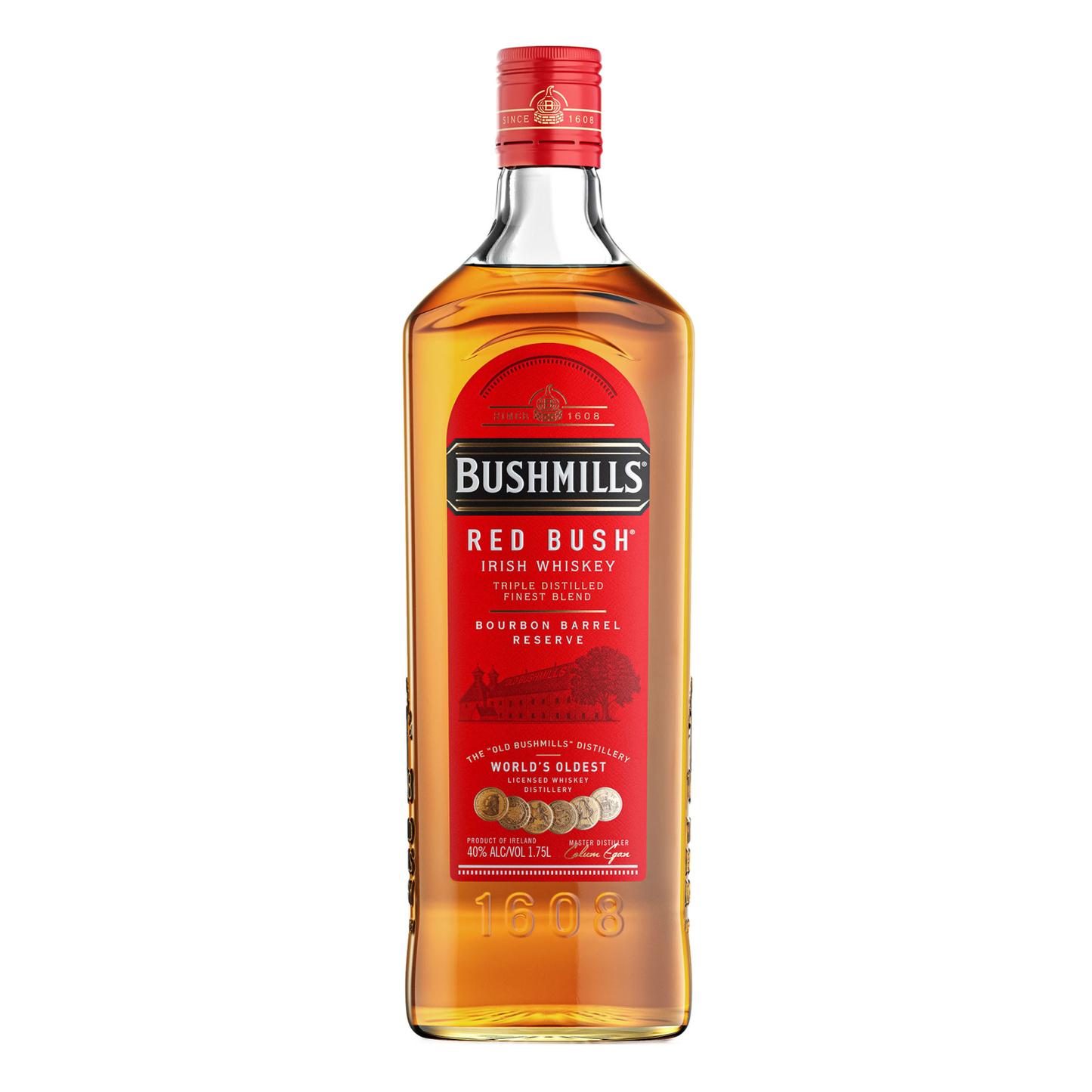 BUSHMILLS RED BUSH IRISH WHISKEY 1.75L/1.5L