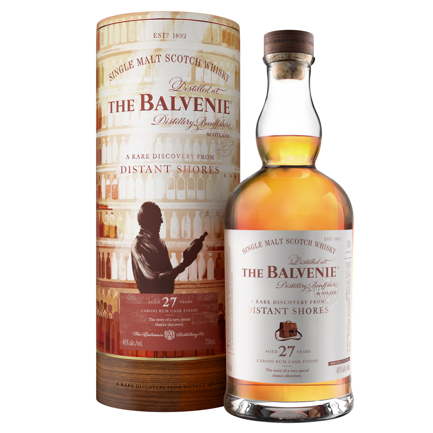 BALVENIE DISTANT SHORES 27 YR 750ML