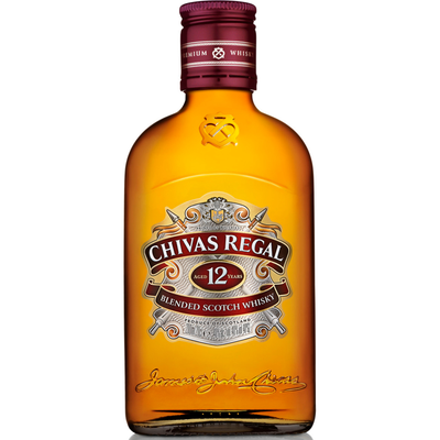 CHIVAS REGAL 12 YEAR OLD BLENDED SCOTCH WHISKY 200ML/187ML