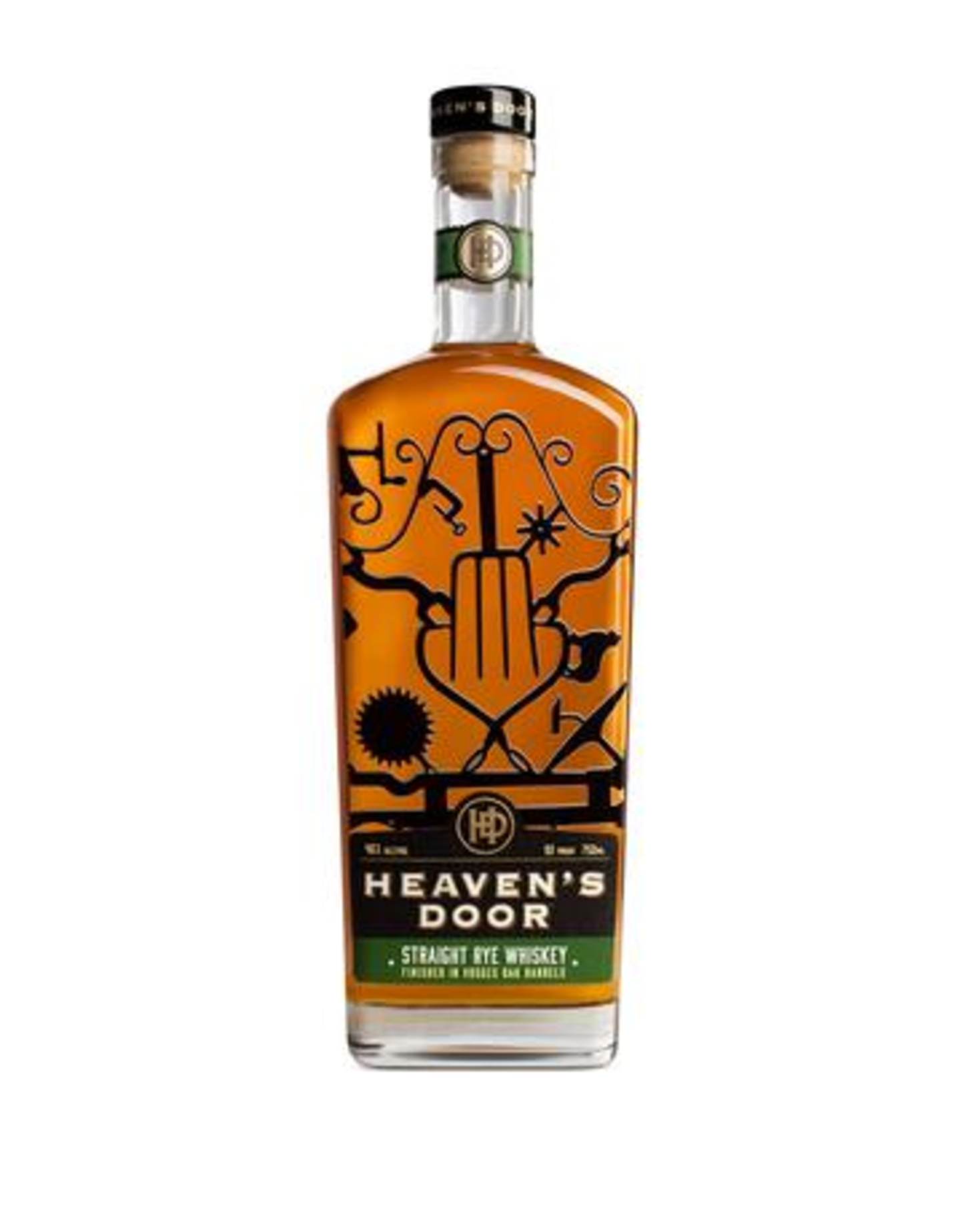 HEAVEN'S DOOR VOSGES BARREL FINISHED STRAIGHT RYE WHISKEY 750ML