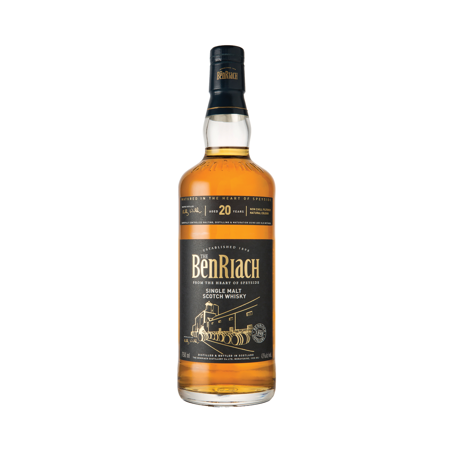 BENRIACH SINGLE MALT 20YR 750ML