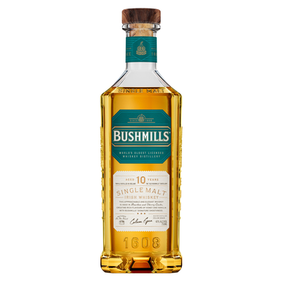 BUSHMILLS 10 YEAR OLD SINGLE MALT IRISH WHISKEY 750ML