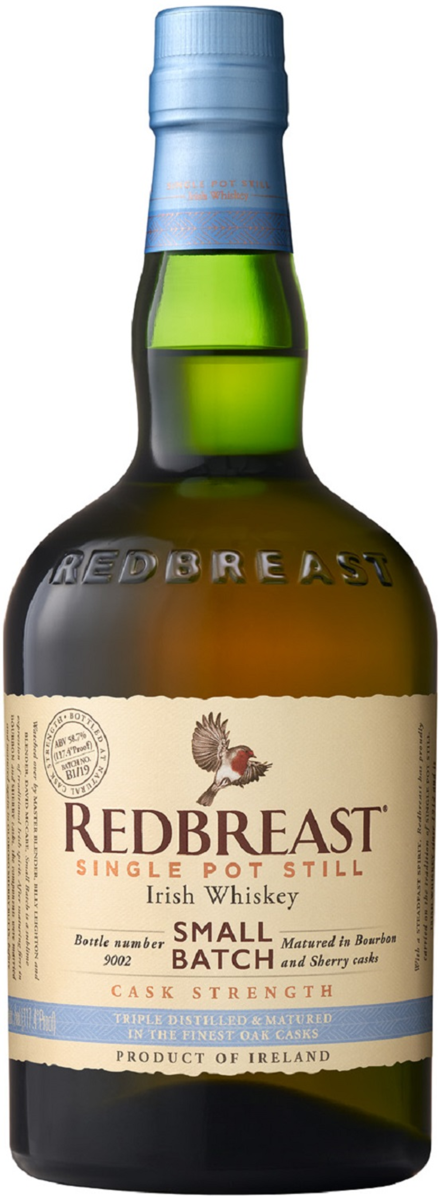 REDBREAST CASK STRENGTH IRISH WHISKEY 750ML