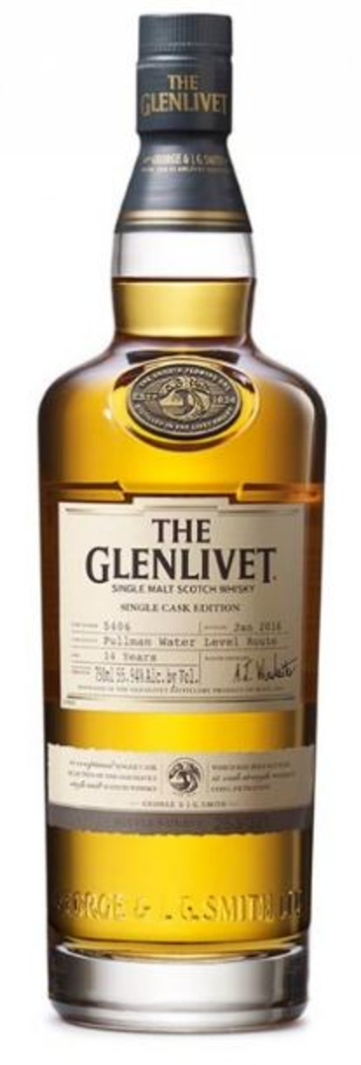 GLENLIVET PULLMAN WATER LVL RT 750ML