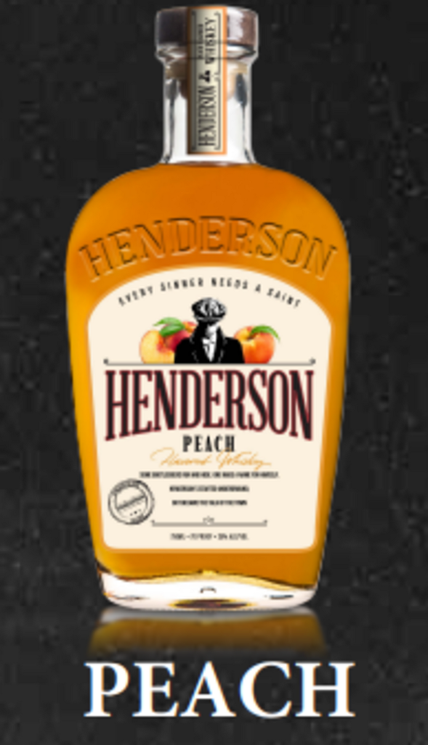 HENDERSON PEACH FLAVORED WHISKEY 750ML