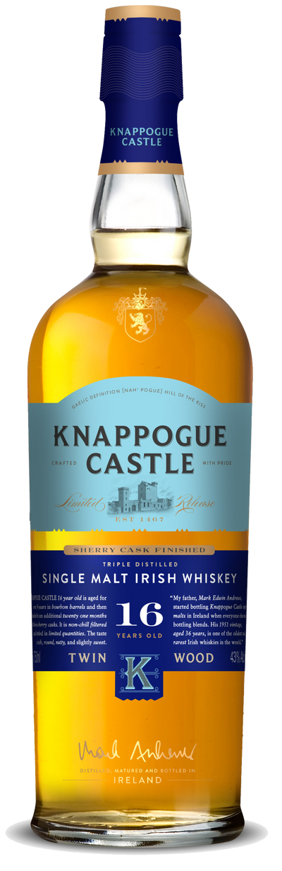 KNAPPOGUE CASTLE SHRY CSK 16YR 750ML