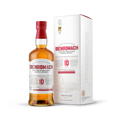 BENROMACH SINGLE MALT 10 YEAR 750ML