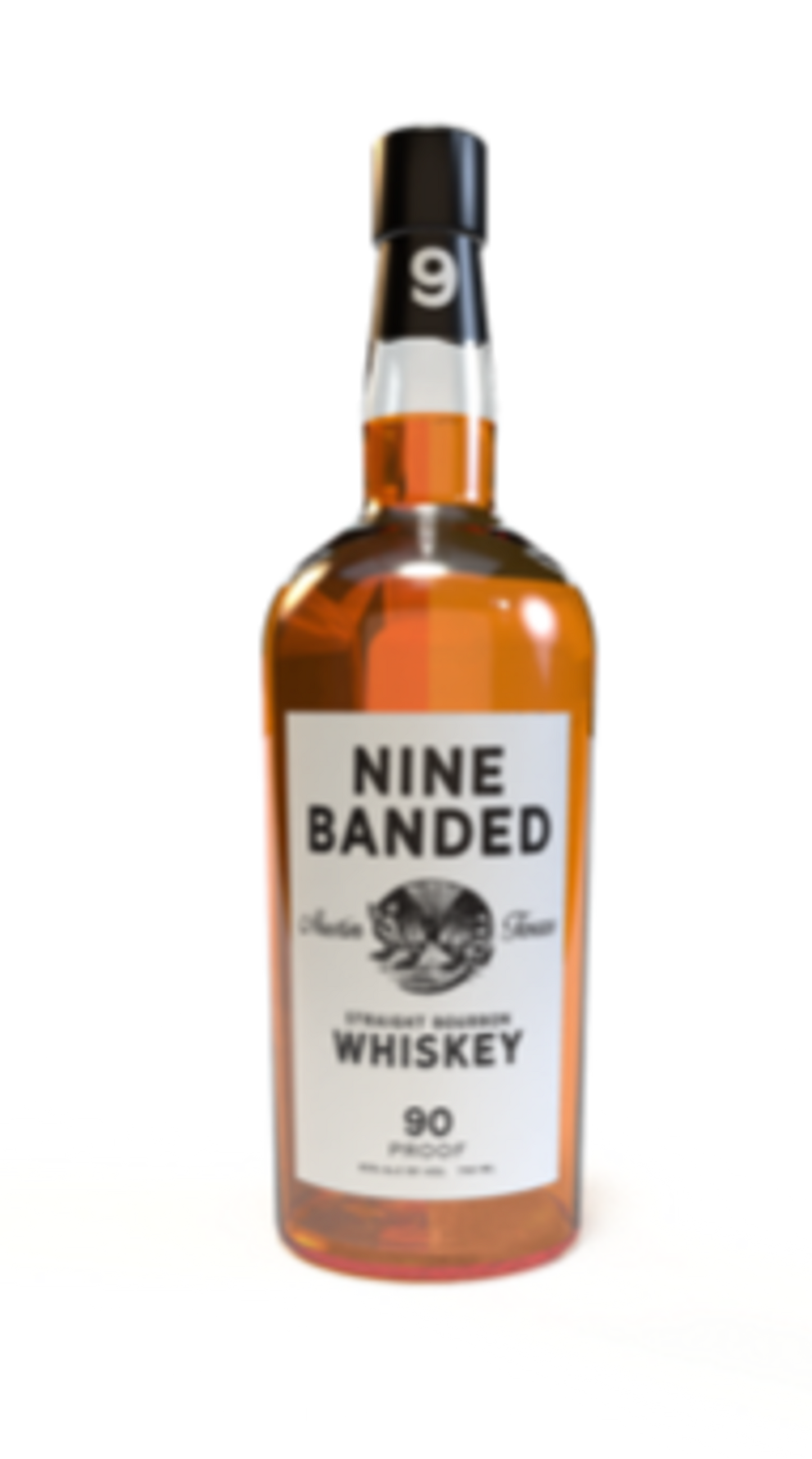 NINE BANDED STRAIGHT BOURBON WHISKEY 750ML