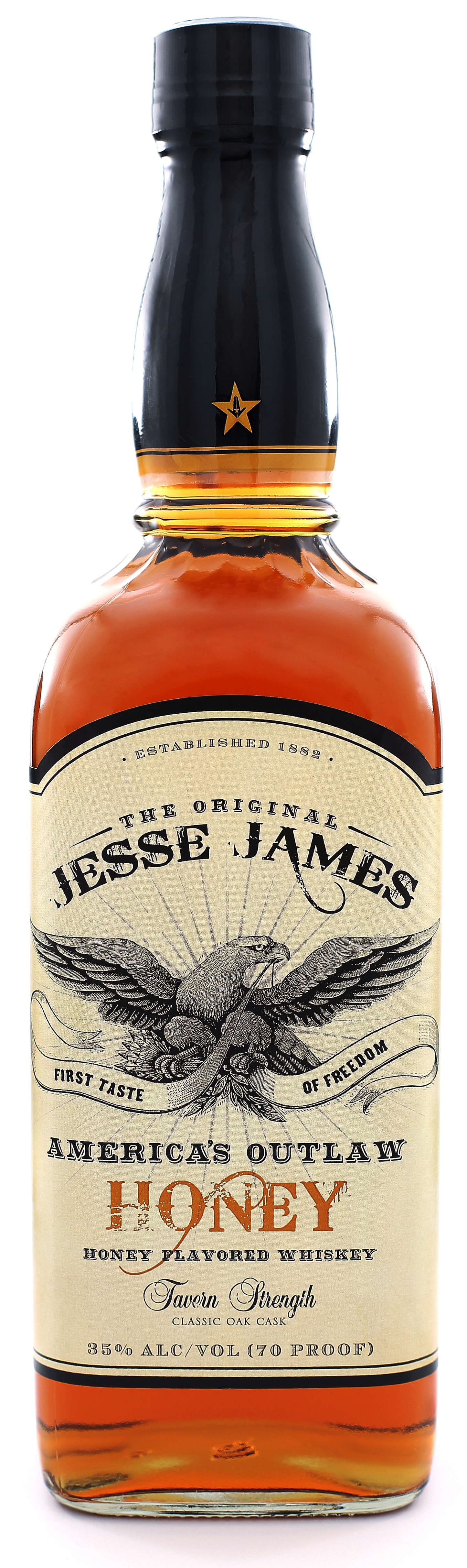 JESSE JAMES AMERICA'S OUTLAW HONEY BOURBON 750ML