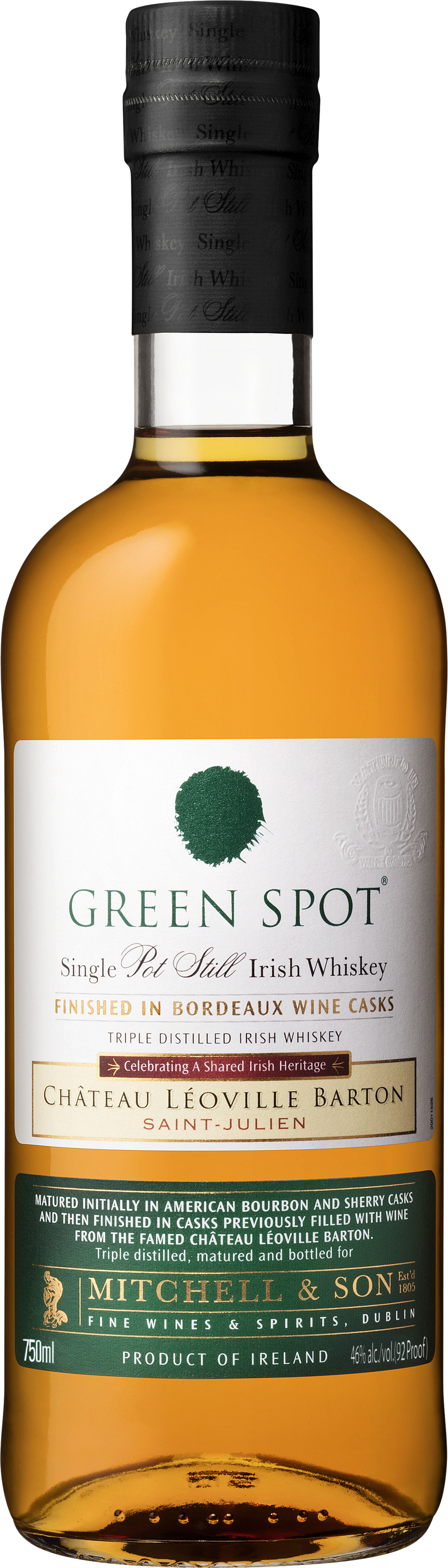 GREEN SPOT LEOVLLE IRISH WHISKEY 750ML