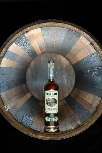 FOUR GATE SPLIT STAVE BY KELVIN BATCH 10 STRAIGHT RYE WHISKEY 750ML