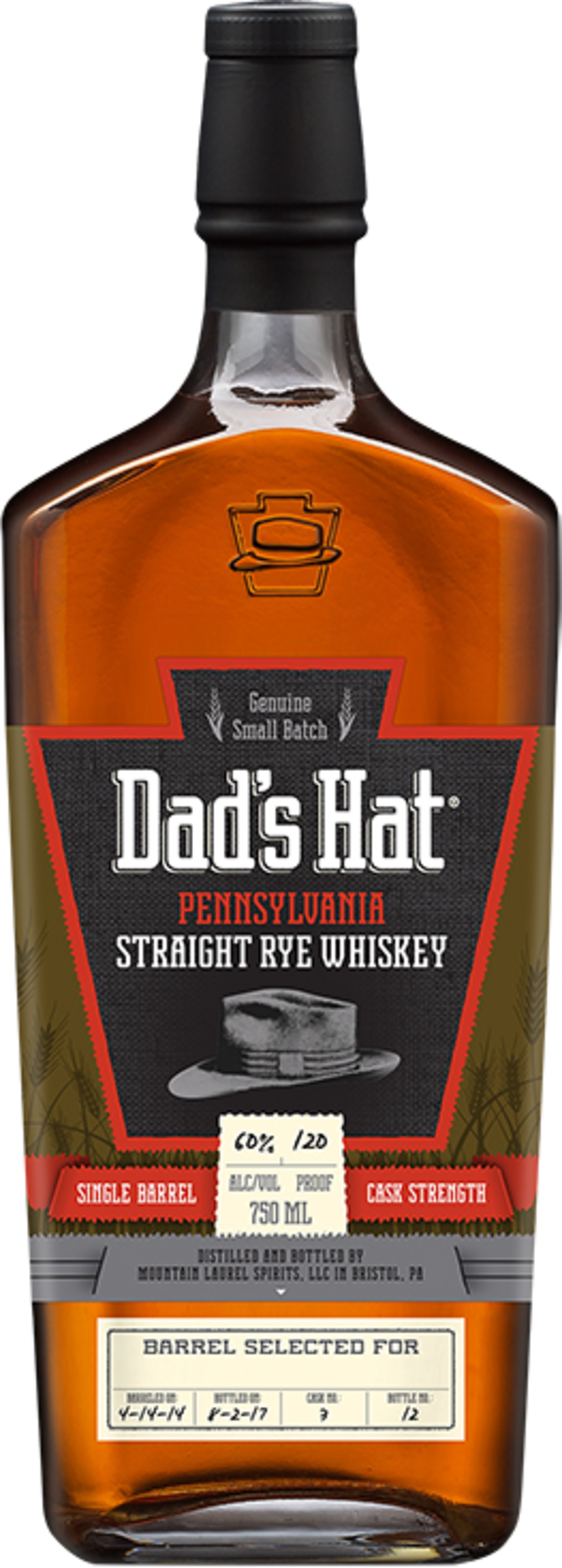 DADS HAT STR RYE CASK STRGTH 750ML