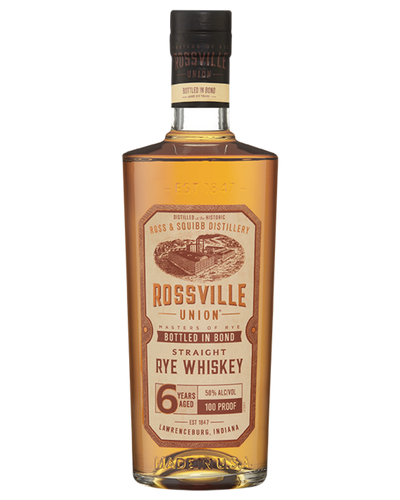 ROSSVILLE UNION BIB RYE 6YR 750ML