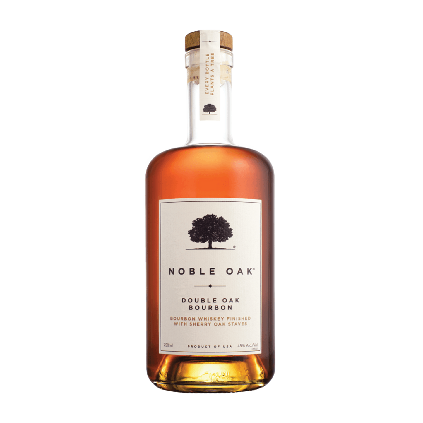 NOBLE OAK DOUBLE OAK BOURBON WHISKEY 750ML