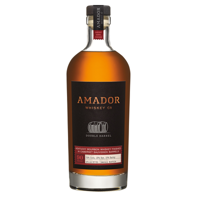 AMADOR WHISKEY DOUBLE BARREL CABERNET SAUVIGNON FINISHED BOURBON WHISKEY 750ML