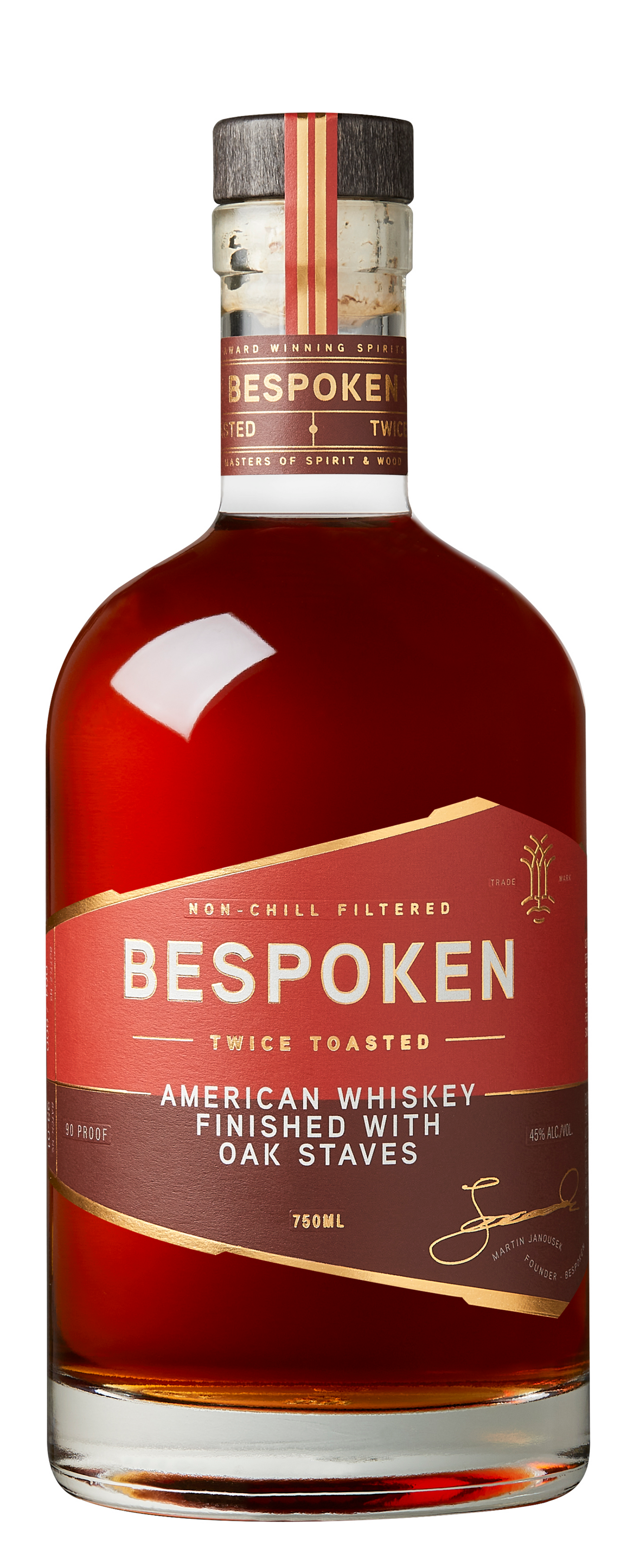 BESPOKEN TWICE TOASTD AM WHSKY 750ML