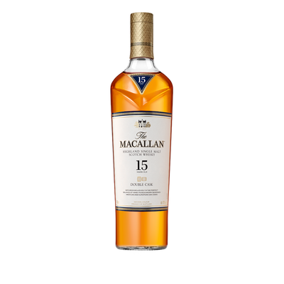 THE MACALLAN 15 YEAR OLD DOUBLE CASK SINGLE MALT SCOTCH WHISKY 750ML