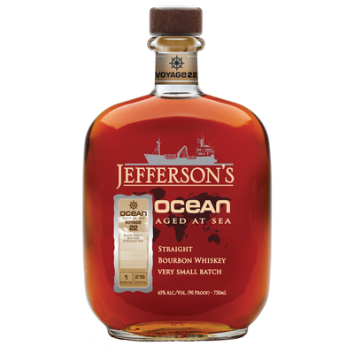 JEFFERSON'S OCEAN AGED AT SEA #19 WHEATED STRAIGHT BOURBON WHISKEY 750ML
