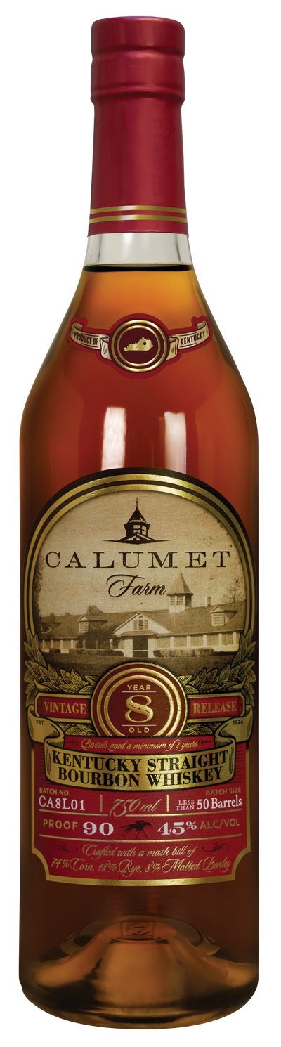 CALUMET FARM 8 YEAR OLD KENTUCKY STRAIGHT BOURBON WHISKEY 750ML