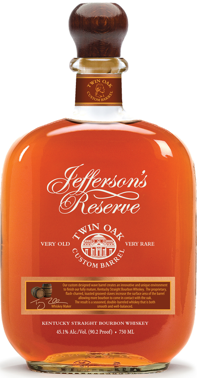 JEFFERSONS TWIN OAK BOURBON 750ML