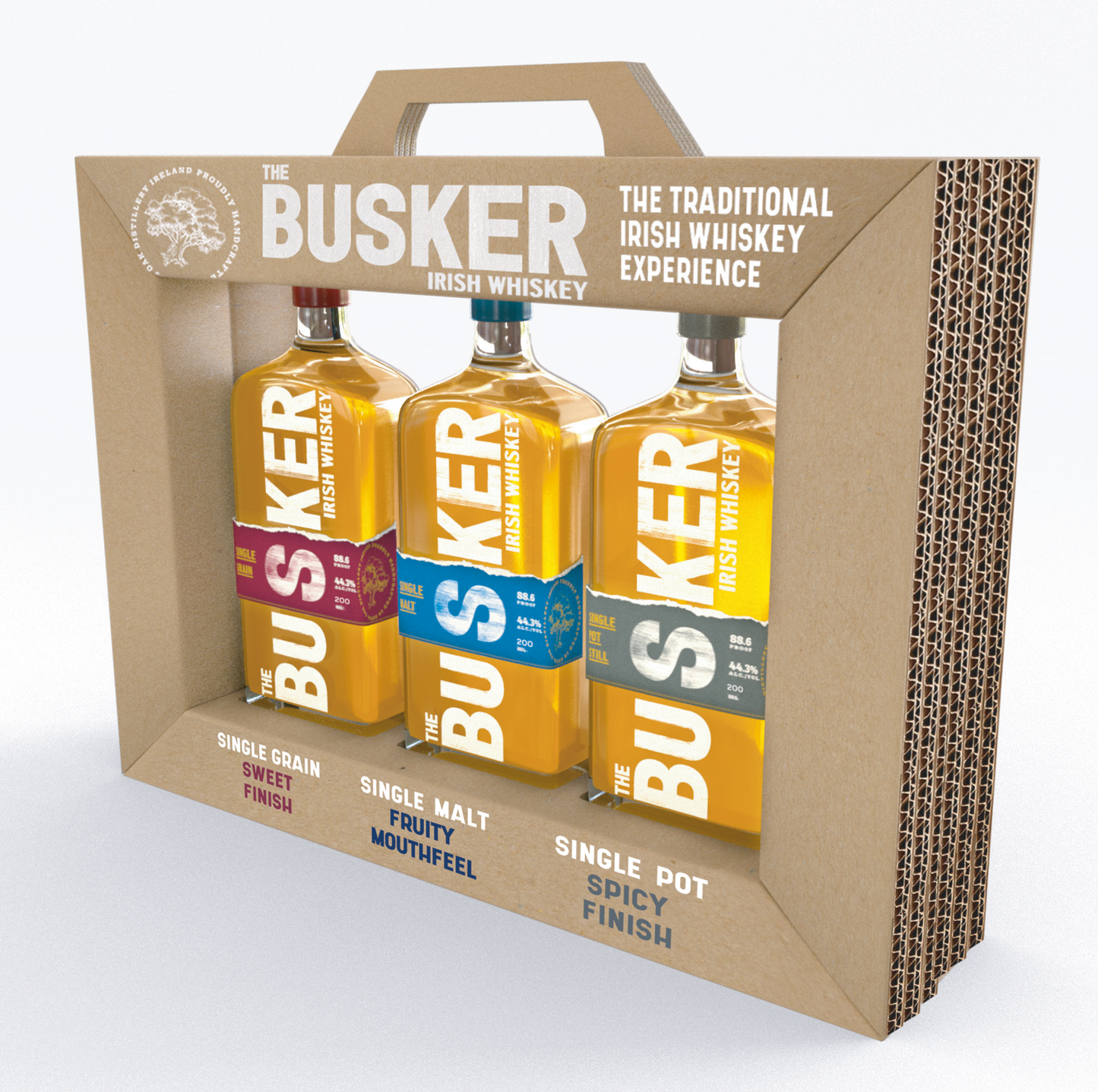 THE BUSKER IRISH WSKY DISC PK 200ML/187ML