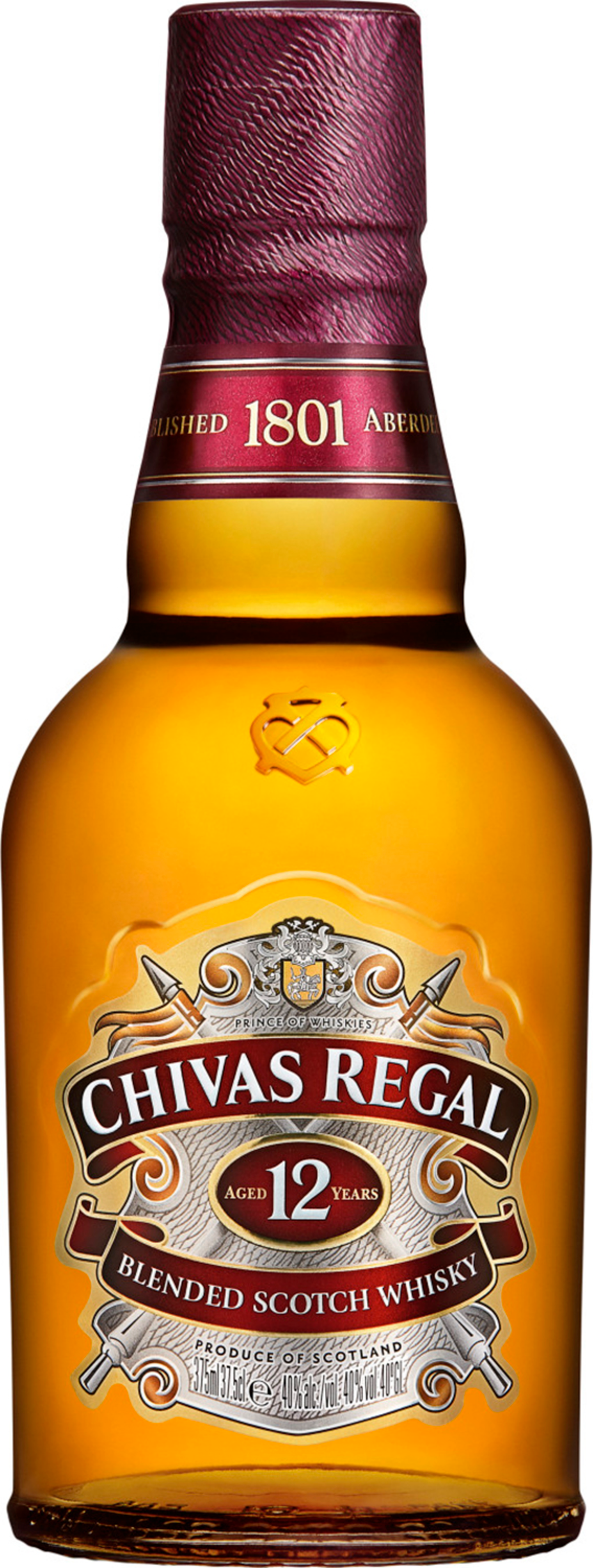 CHIVAS REGAL 12 YEAR OLD BLENDED SCOTCH WHISKY 375ML