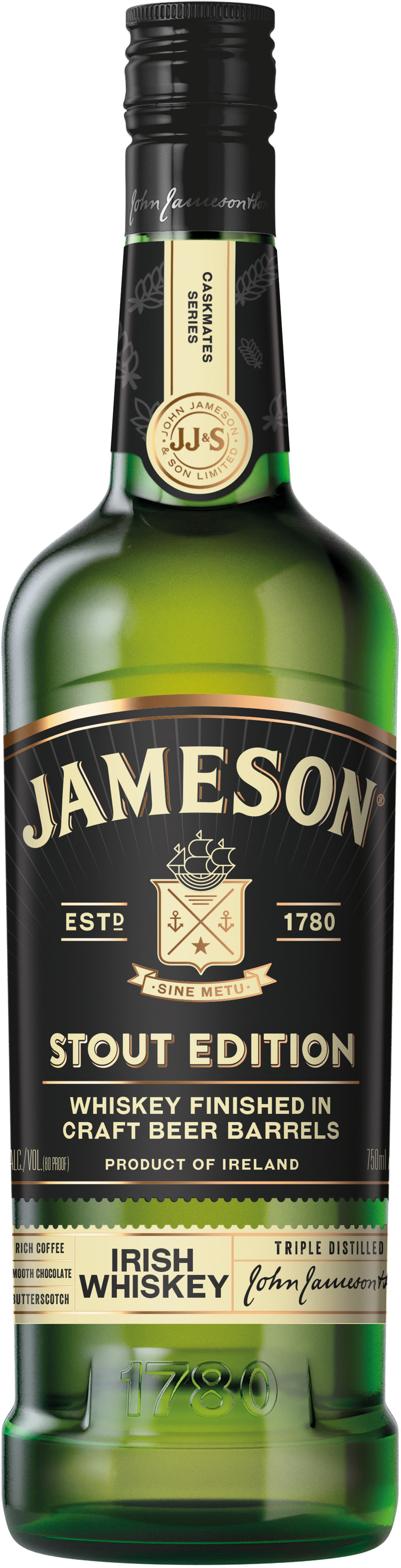 JAMESON IRISH WHISKEY STOUT EDITION 750ML