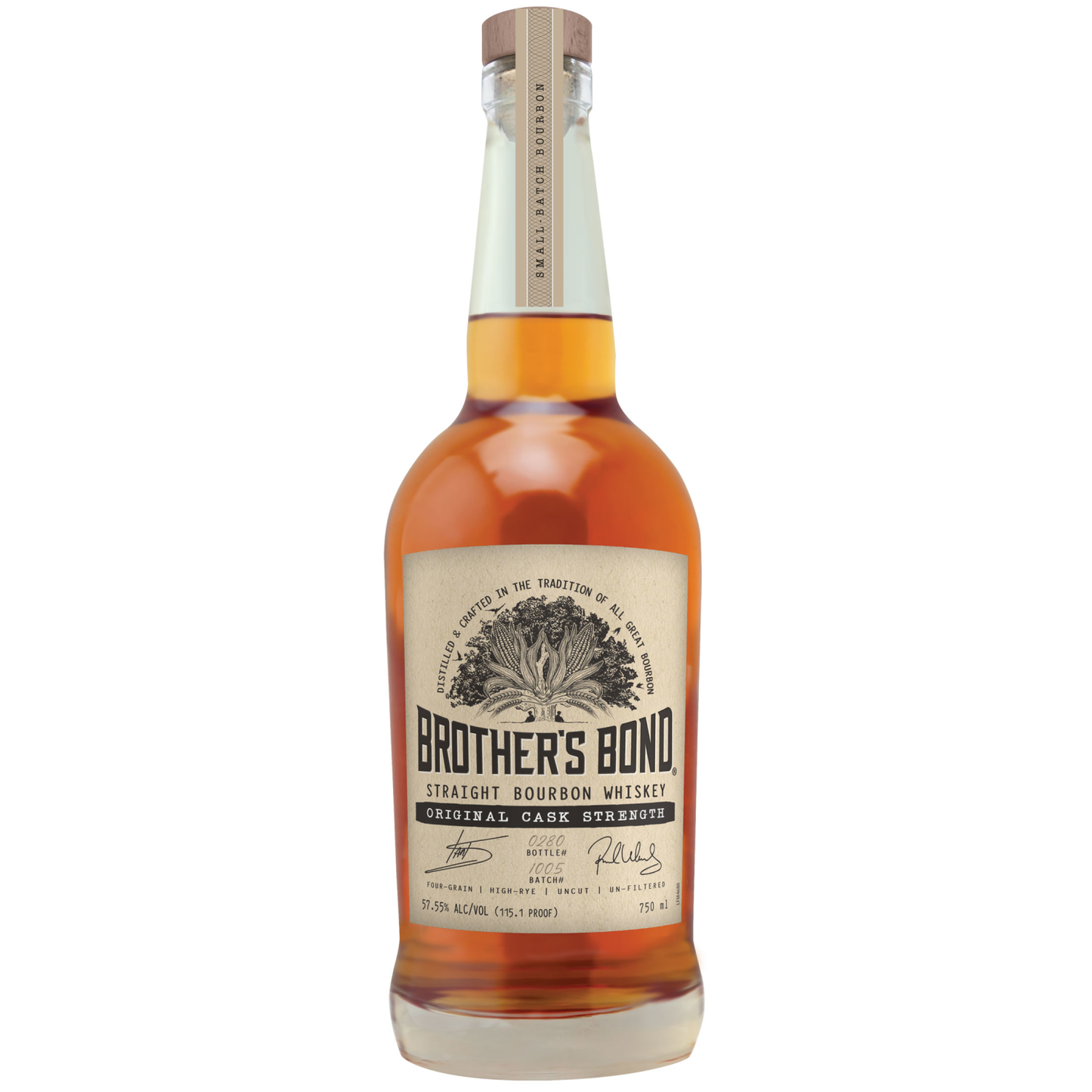 BROTHER'S BOND ORIGINAL CASK STRENGTH STRAIGHT BOURBON WHISKEY 750ML