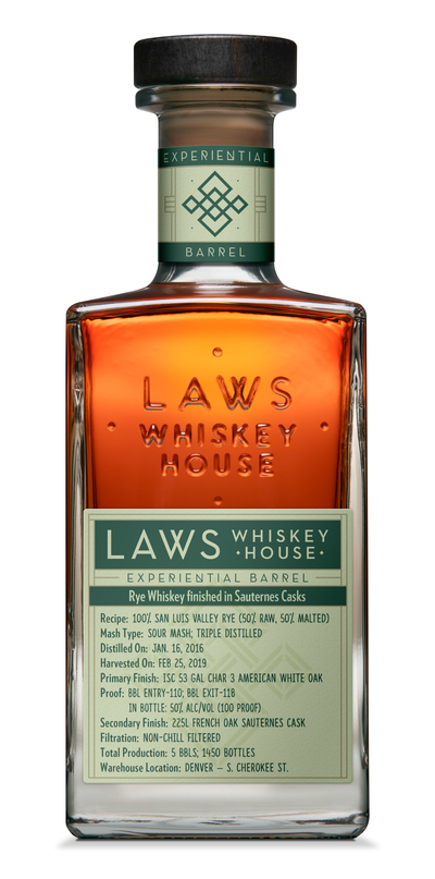 LAWS WHISKY EXPERIENTIAL BRL 6 750ML