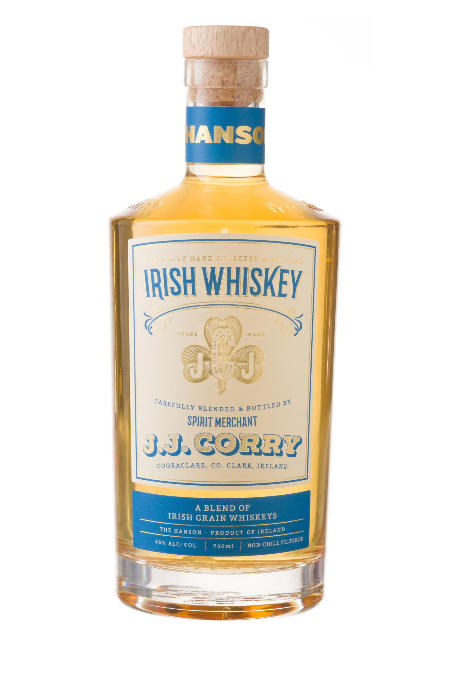 JJ CORRY THE HANSON IRISH WSKY 750ML