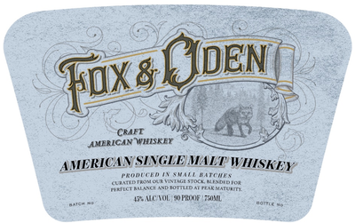 COPPERCRAFT FOX&ODEN SING MALT 750ML