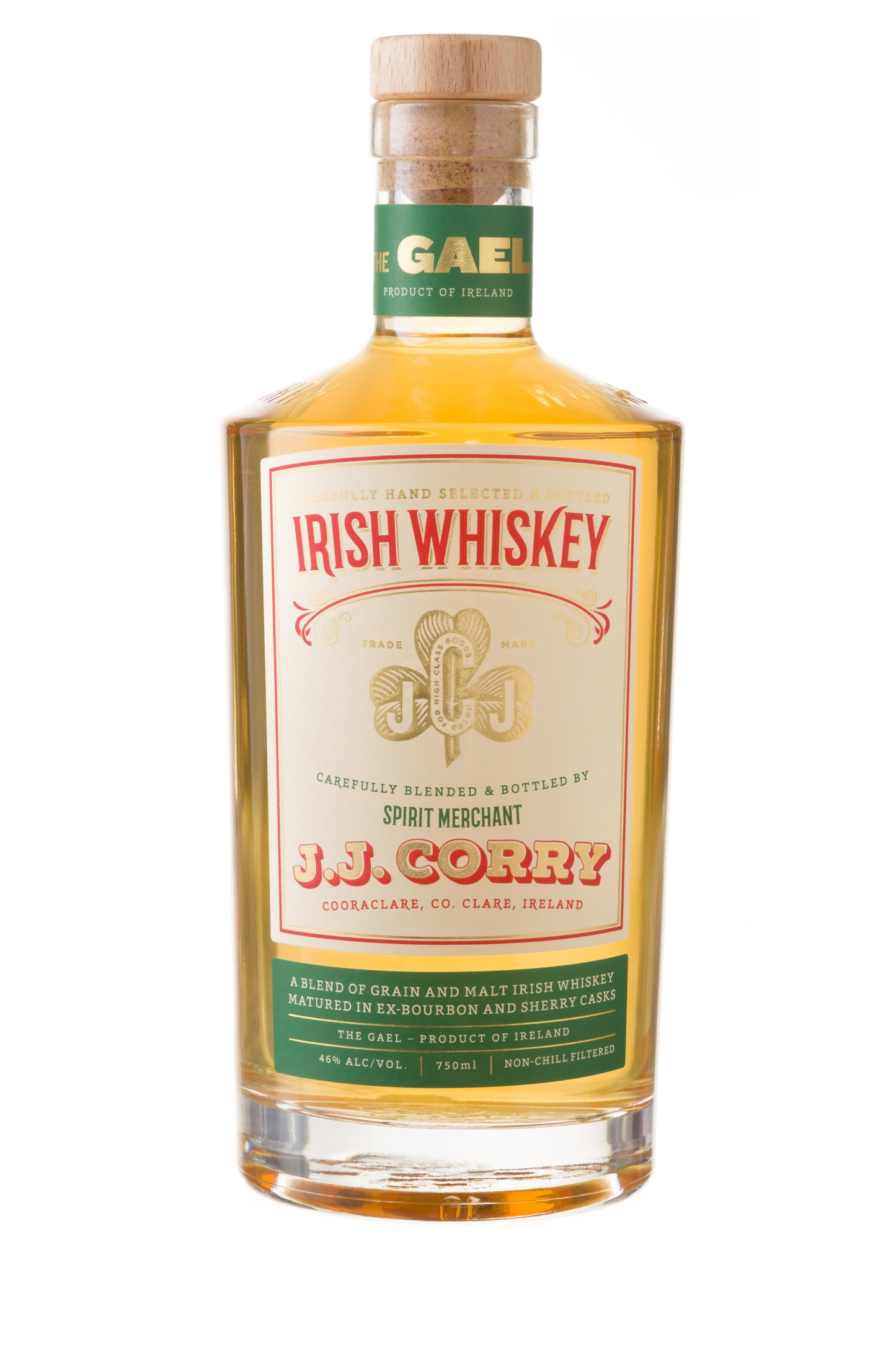 JJ CORRY THE GAEL IRISH WSKY 750ML