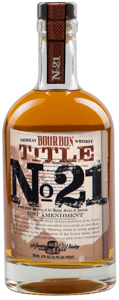 TITLE NO 21 AMERICAN BOURBON WHISKEY 375ML