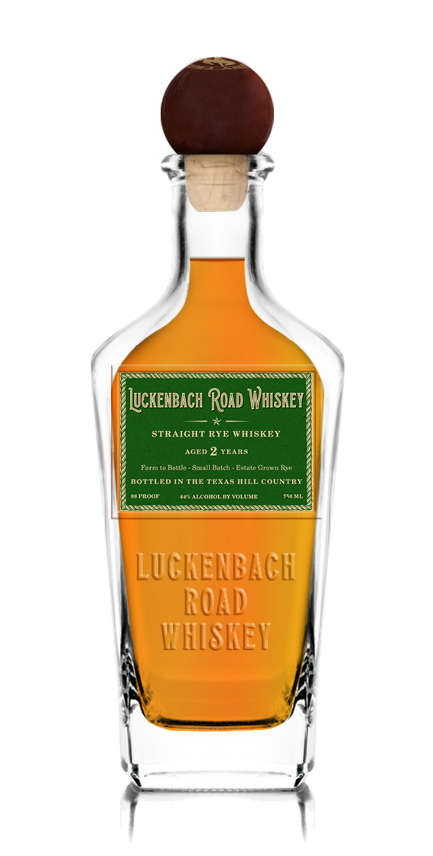 LUCKENBACH RD STRT RYE WHSKY 750ML