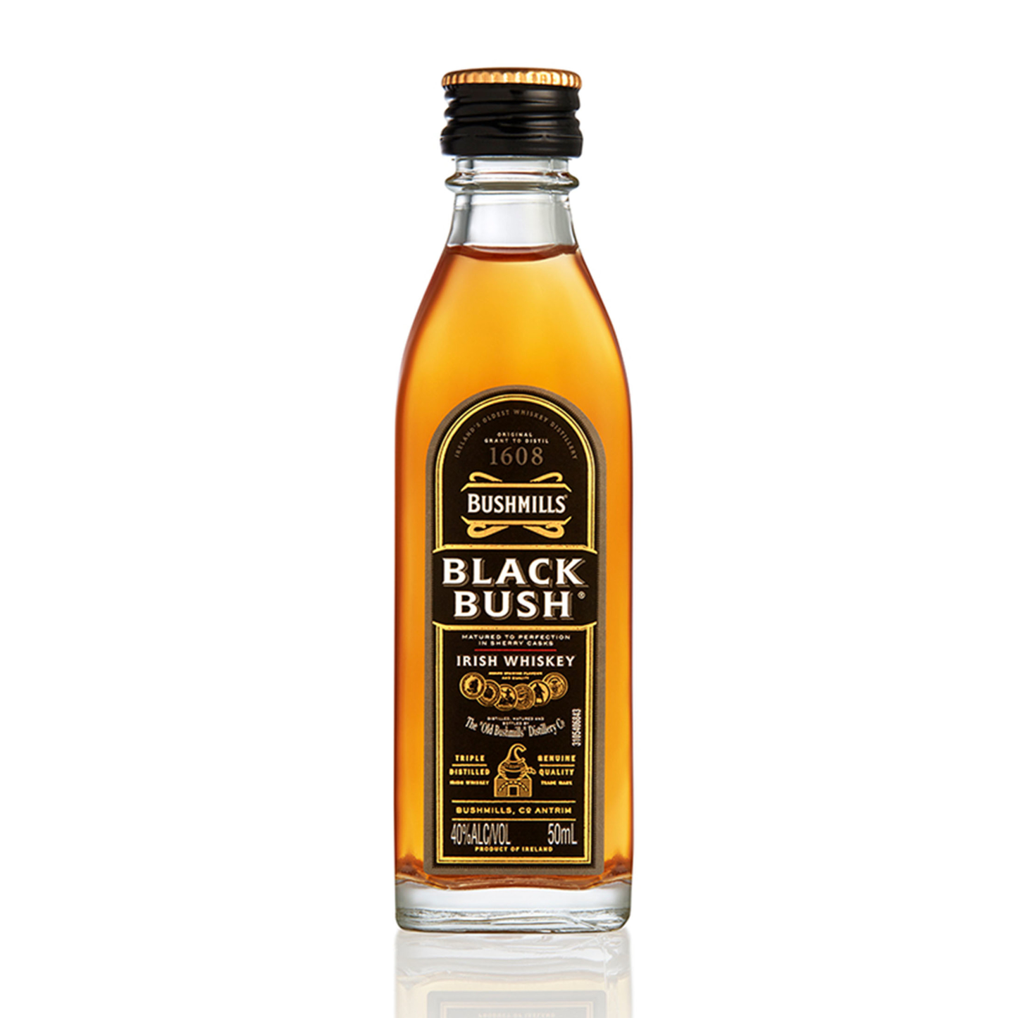 BUSHMILLS BLACK BUSH IRISH WHISKEY 50ML