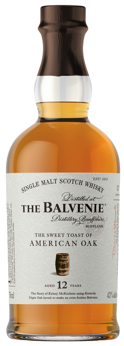 THE BALVENIE 12 YEAR OLD AMERICAN OAK SINGLE MALT SCOTCH WHISKY 750ML