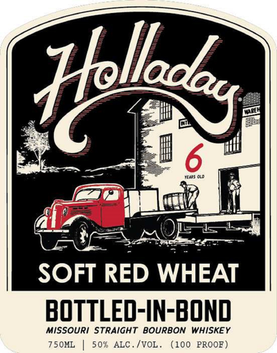 BEN HOLLADAY 6 YEAR SOFT RED WHEAT BOURBON WHISKEY 750ML