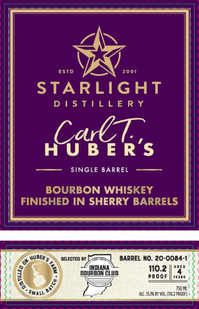 HUBER STRLGHT SHERRY BBN 750ML