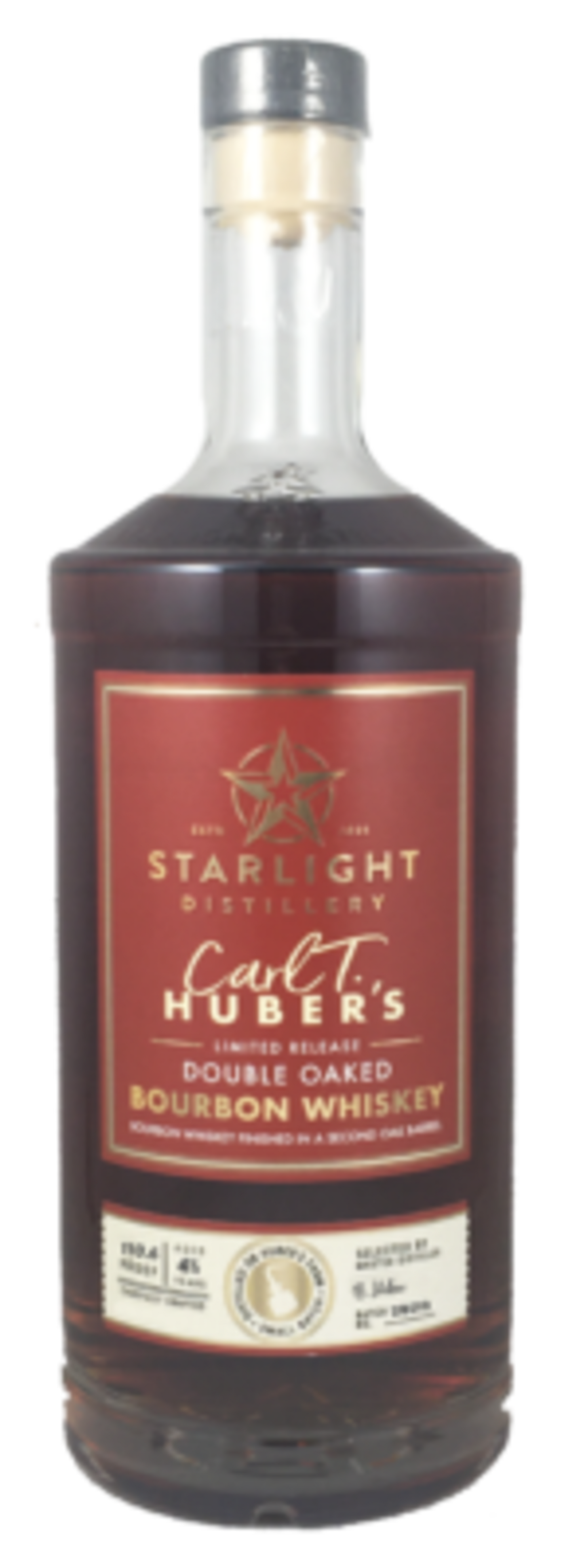 HUBER STRLGHT DBL OAK BBN WSKY 750ML