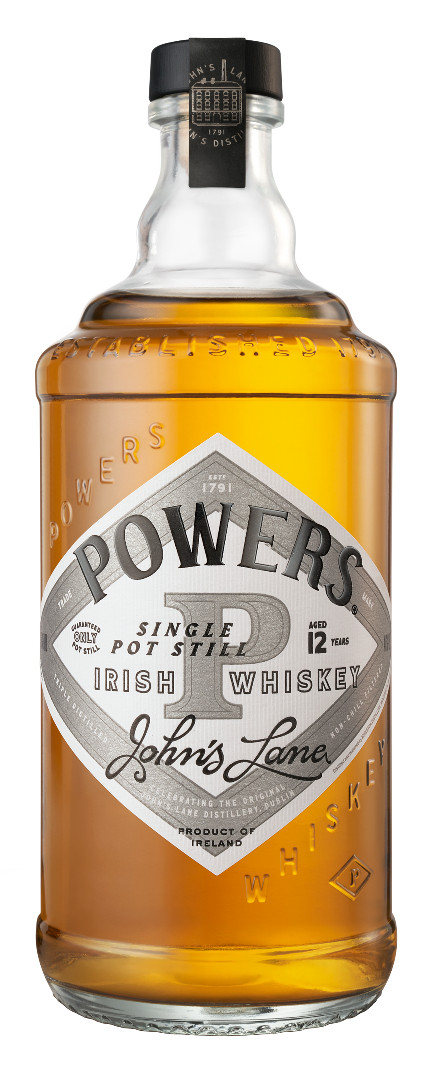 POWERS 12 YEAR OLD JOHN'S LANE IRISH WHISKEY 750ML