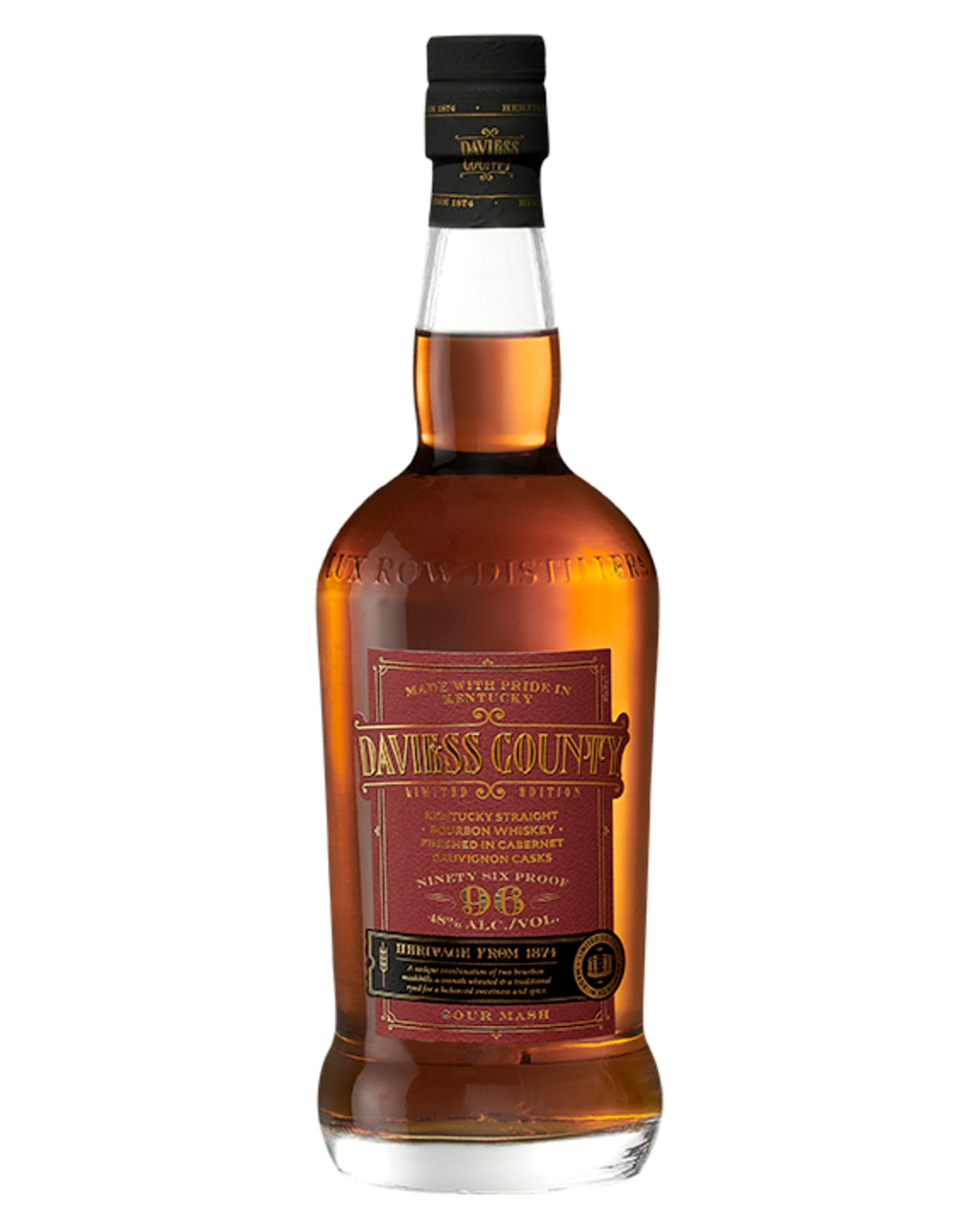 DAVIESS COUNTY CABERNET CASK FINISHED KENTUCKY STRAIGHT BOURBON WHISKEY 750ML