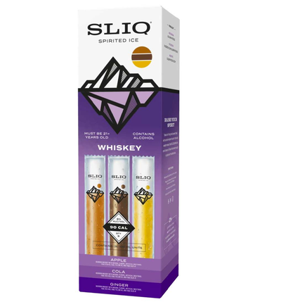 SLIQ SPIRITED ICE APPLE WHSKY 100ML