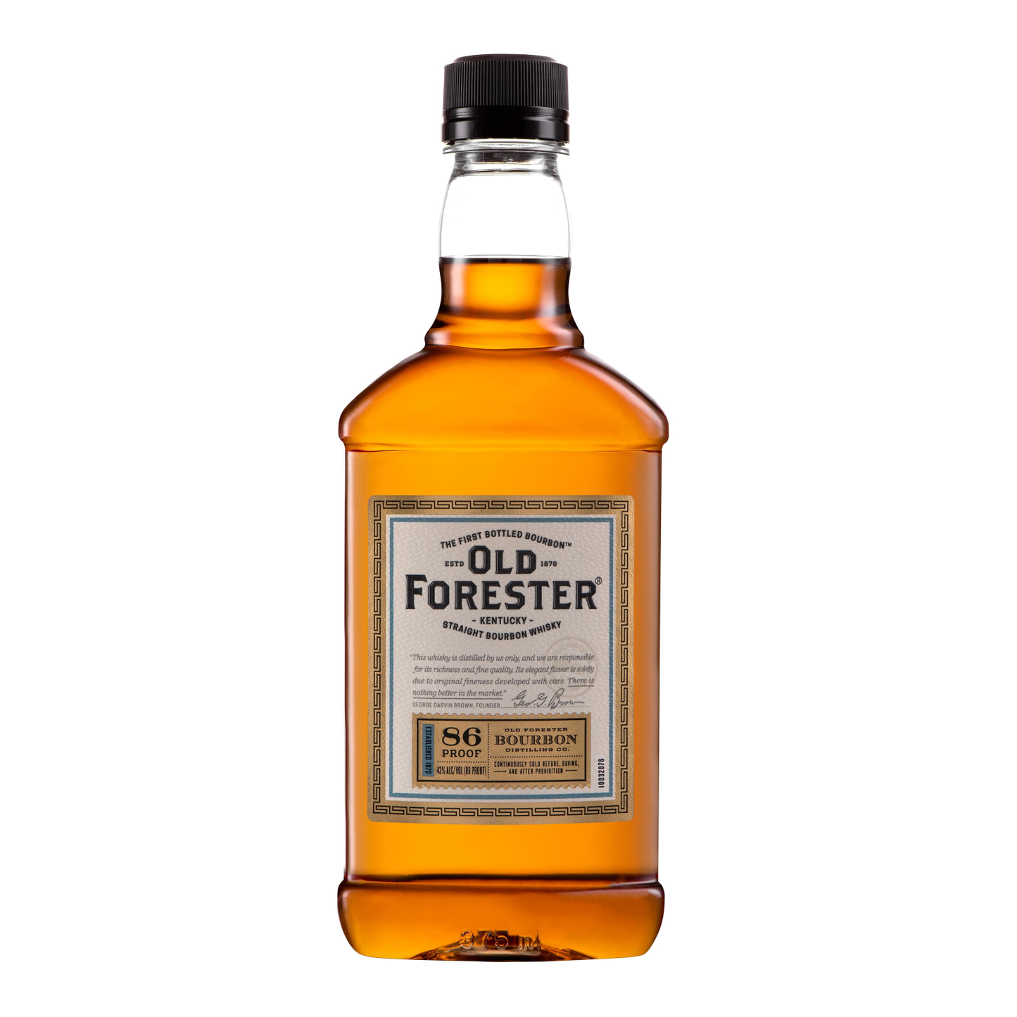 OLD FORESTER KENTUCKY STRAIGHT BOURBON WHISKEY 375ML