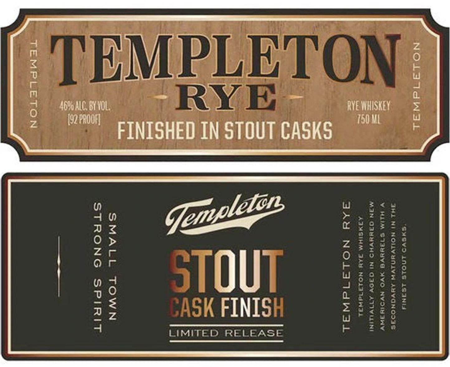 TEMPLETON RYE STOUT CASK FINISH 750ML