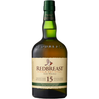 REDBREAST IRISH WHISKEY 15 YEAR 750ML