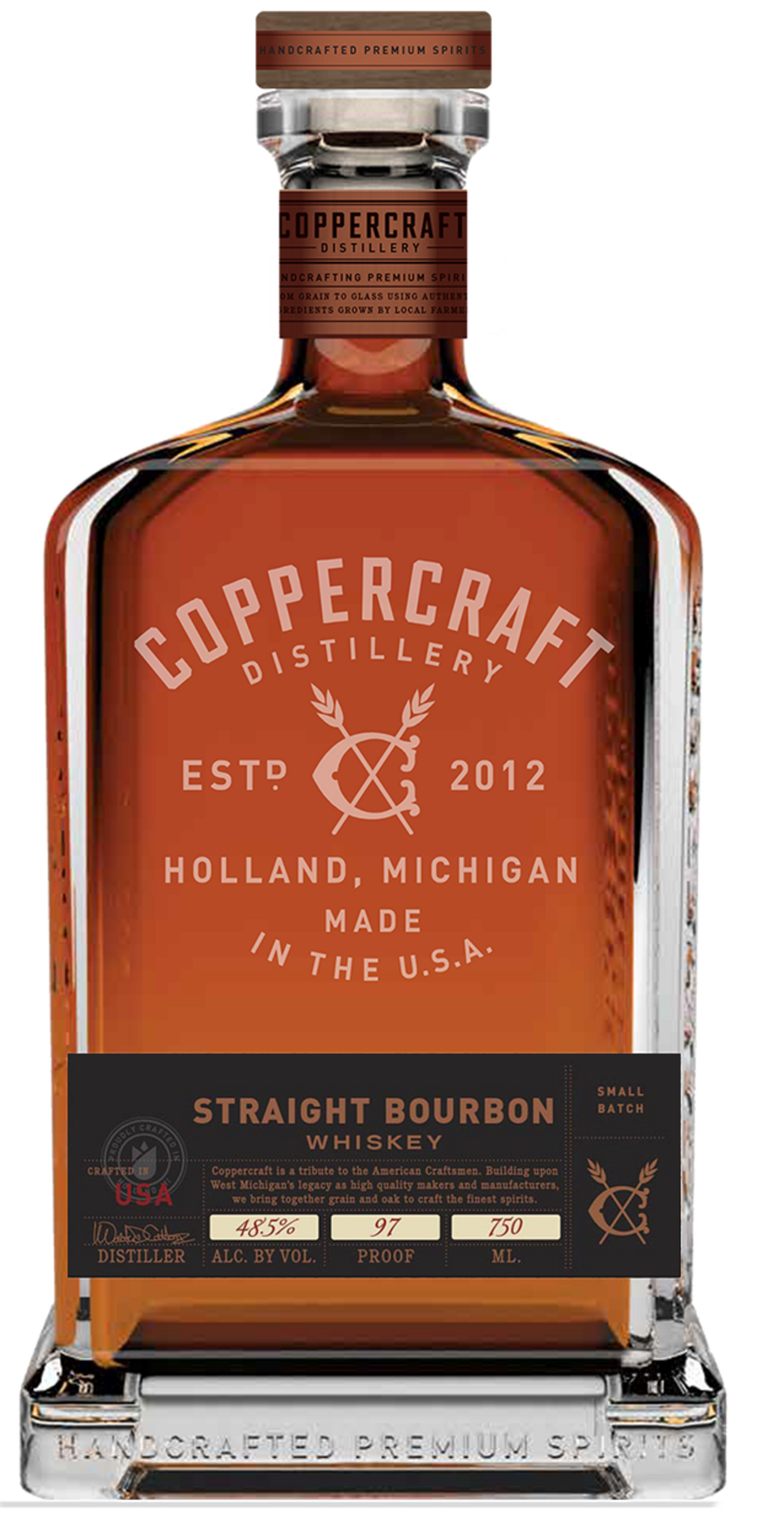 COPPERCRAFT STRGT BBN WHSKY 750ML