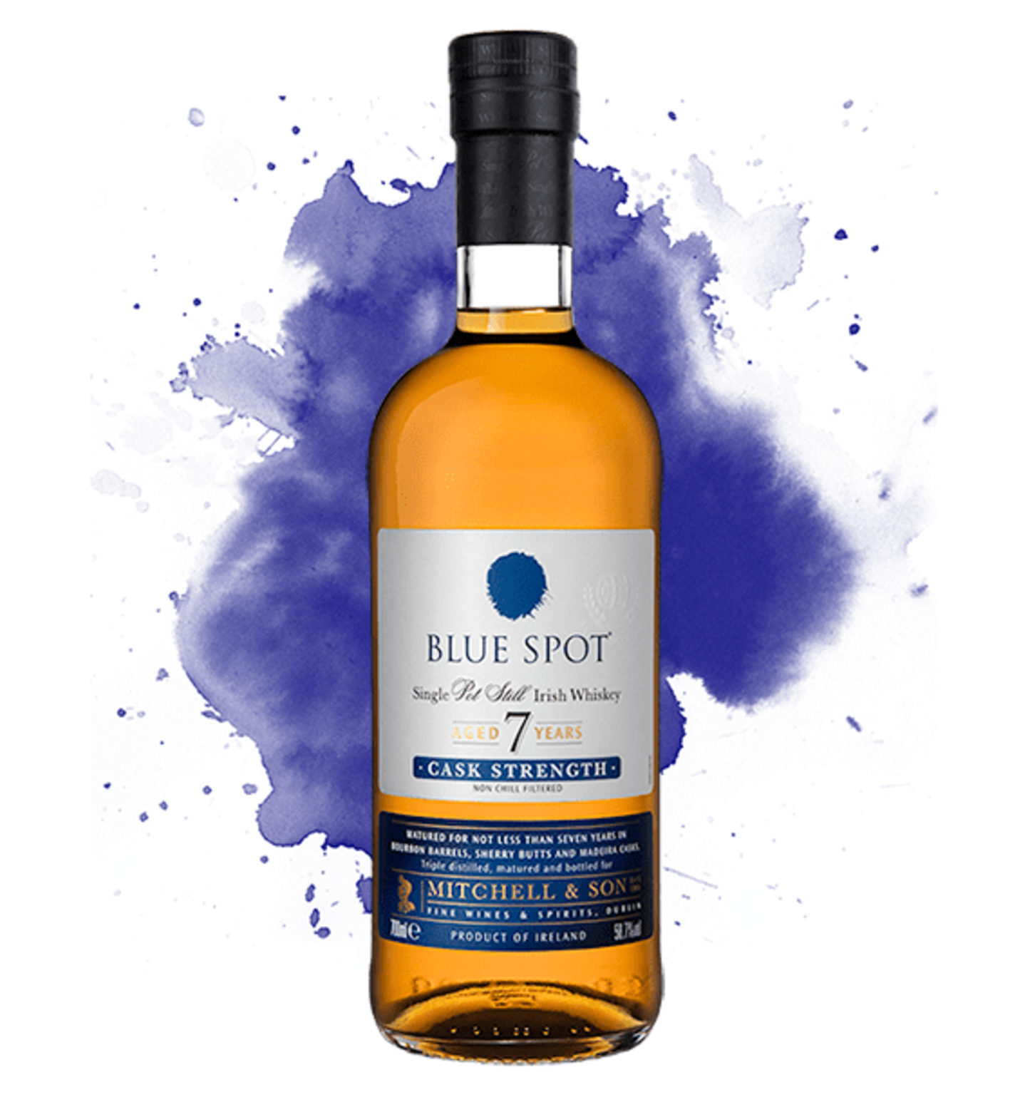 BLUE SPOT CASK STRENGTH 7 YEAR OLD IRISH WHISKEY 750ML