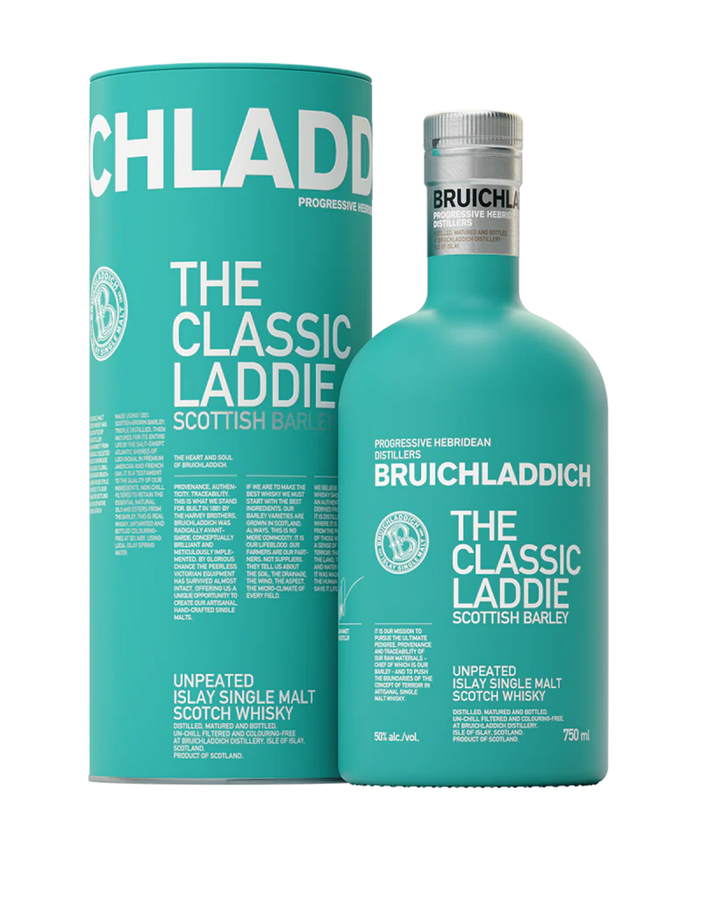 BRUICHLADDICH THE CLASSIC LADDIE UNPEATED SINGLE MALT SCOTCH WHISKY 750ML