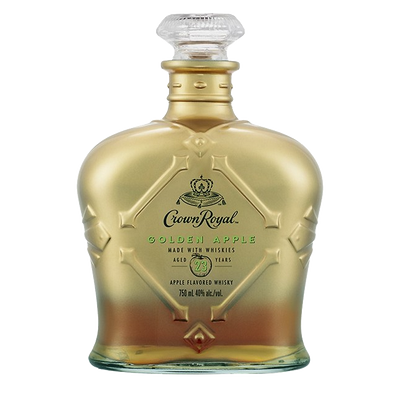 CROWN ROYAL APPLE FLAVORED WHISKEY GOLDEN APPLE 23 YR 80 750ML